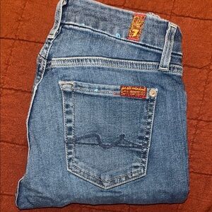7 For All Mankind Blue Jeans Classic Denim Style